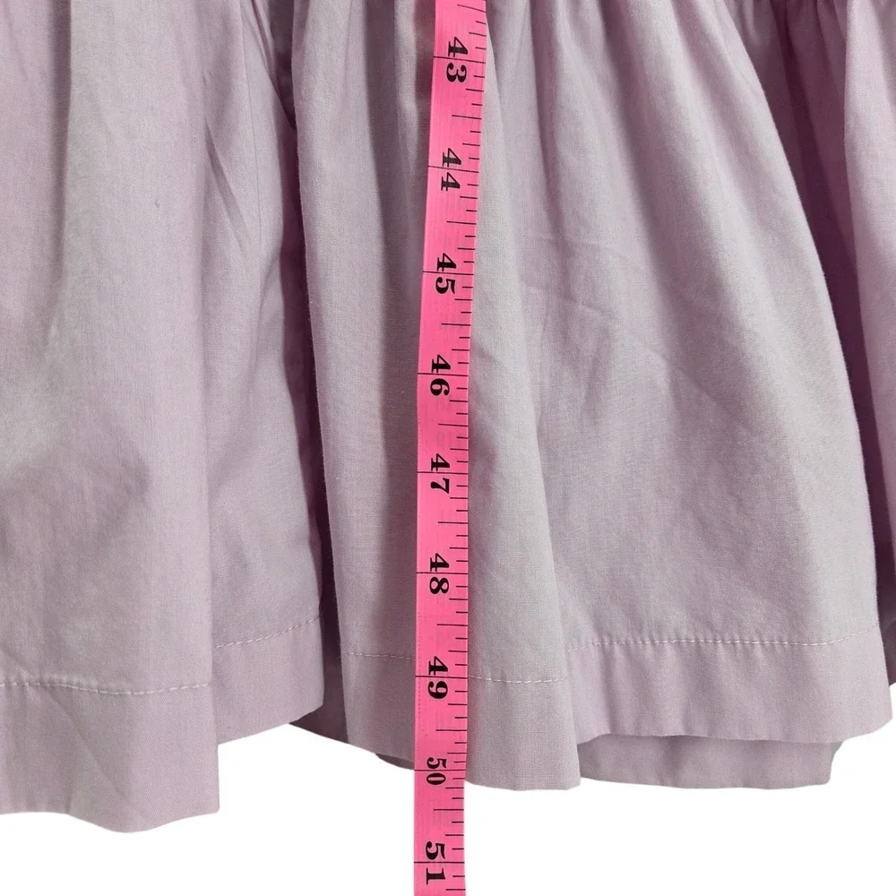 Abercrombie & Fitch‎ Smocked Bodice Easy Maxi Dress XS Lilac Purple Cottagecore